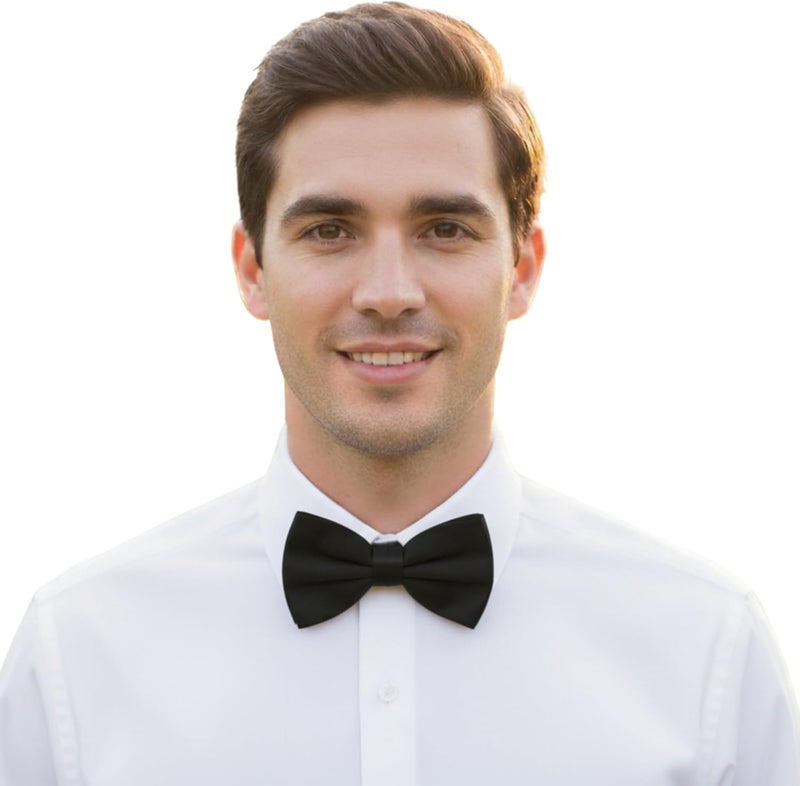 DIBI Adjustable Classic Pretied Bow Tie for Men, Women, and Boys - Men's Bowtie for Wedding, Costume Party and Formal Events - Image 2